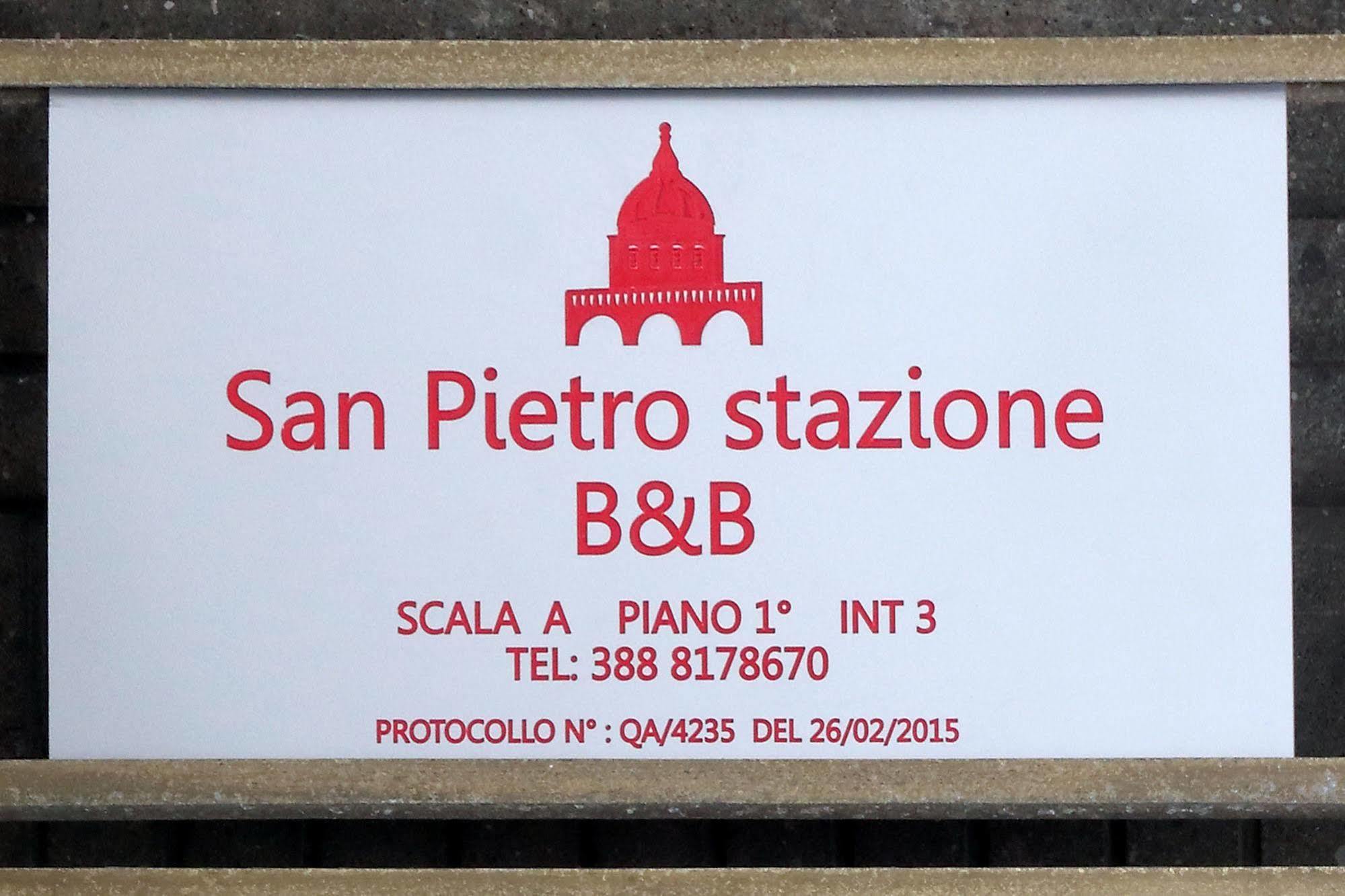 San Pietro Stazione Guesthouse Rom Exterior foto